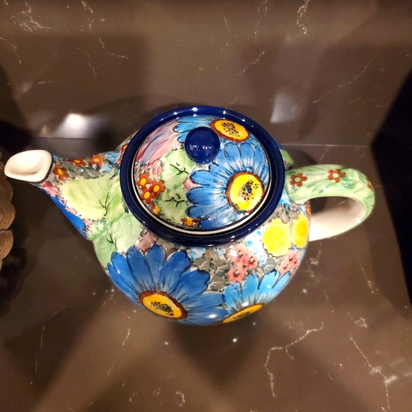 Unikat Ceramic Boleslawiec Artistic Teapot. - Picture 2 of 14